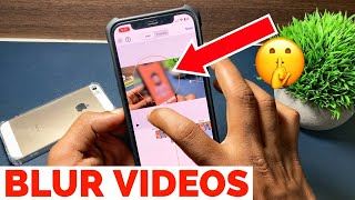 How To Put BLUR in Video on iPhone I How To Blur Faces amp Objects in Video on iPhone [upl. by Aicelav]