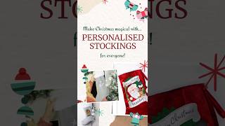 Christmas Stocking Ideas  Personalised Christmas Stockings [upl. by Rance]