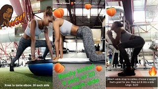 Jasmine Tookes  Snapchat Story  21 June 2017  Workout Routine [upl. by Hannibal]