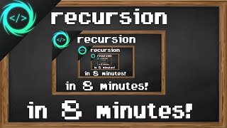 Learn Recursion in 8 minutes 😵 [upl. by Ateekal22]