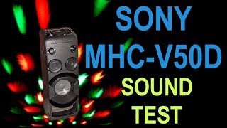 SONY MHCV50D  Sound Test [upl. by Asseneg14]