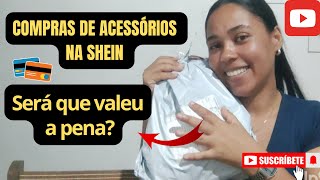 COMPREI ACESSÓRIOS NA SHEIN💵💳 [upl. by Haerdna]