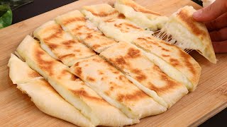 if you have 1 potato make this cheese potato bread  No oven no yeast no eggs crispy and tasty [upl. by Rot]