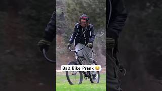 Bait Bike Prank 😂 joeysalads pranks Shorts [upl. by Violante]