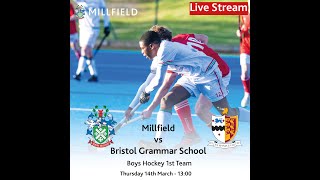 Millfield Sports  Hockey B1st XI v Bristol Grammar School [upl. by Xerxes]