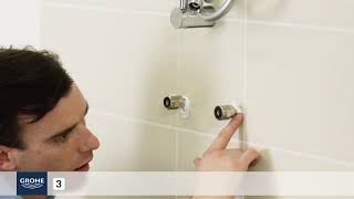 Learn how to install GROHE Thermostatic Shower Mixers [upl. by Kemme]