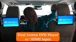 101quot Headrest DVD Players with HDMI Input by Naviksauto [upl. by Melli]