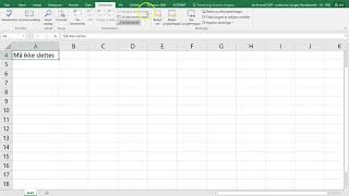 Excel Lås celler [upl. by Bernardine]