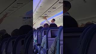 Ceiling panel falls out of place on Boeing 767 as plane lands in Honolulu HI shorts [upl. by Marylinda]