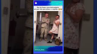 Mó mancada soldado 😂 kkkk shorts humor comedy se inscreve aí tropa 🙏🏻🙏🏻 [upl. by Douty]