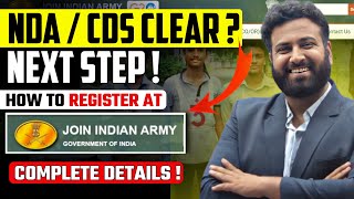 Correct Way To Register Indian Army Site😱 Most Aspirants Do This Mistake NDA CDS 2024 LWS [upl. by Cullin]