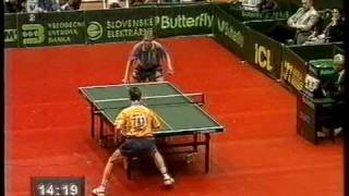 Waldner wins 1996 European Championships [upl. by Annaira]