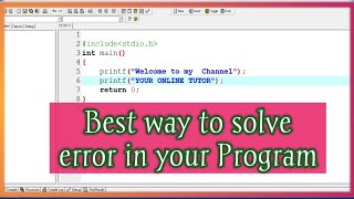 Debug your CC program using dev C compiler  Line by line execution  Tracing CC Program [upl. by Trutko200]