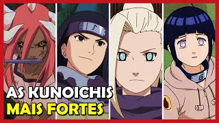 RANKING AS 12 KUNOICHIS MAIS FORTES EM NARUTO CLÁSSICO [upl. by Enihpled428]