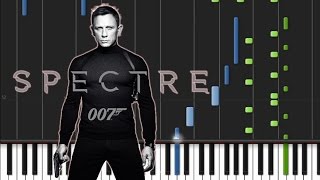 James Bond Spectre  Main Theme Synthesia Tutorial [upl. by Anneirda]