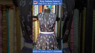 Poly Taffeta Fabric  Dress by Taffeta Fabric  Fashion Fabric [upl. by Adnerb102]