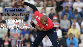 Tymal Mills The Yorker Specialist  Mumbai Indians  England Fast Bowler  150 kmh  Mills Bowling [upl. by Parnell]