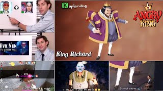 Keplerians news review  Evil Nun TBM  Ice Scream multiplayer new game Angry King 👑 [upl. by Ellecrag]