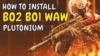 HOW TO INSTALL BO2 BO1 amp WAW PLUTONIUM 2024 [upl. by Anihsak430]