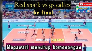 pertandingan semi final red spark vs gs caltex saat covo cup [upl. by Eitirahc]