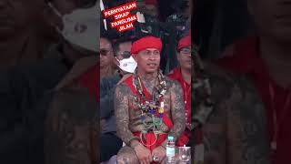 PERNYATAAN SIKAP PANGLIMA JILAH TBBR [upl. by Aisila]