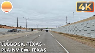 Lubbock Texas to Plainview Texas Drive with me on a Texas highway [upl. by Gabbey431]