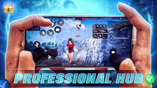 Worlds Best Custom HUD Setting In Free Fire 🌎⚙️ For Professional  Dangerous Gameplay 😈 [upl. by Struve]