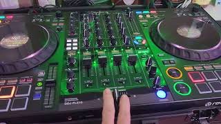 Pioneer DDJ FLX10 crossfader settings [upl. by Refinaj52]