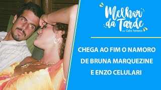 Bruna Marquezine e Enzo Celulari terminam namoro diz jornal  Melhor da Tarde Shorts [upl. by Sikko]