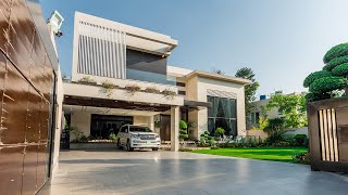 Luxury Modern House by Faisal Associates  2 Kanal Model town Lahore in Pakistan  House Tour [upl. by Akinimod301]