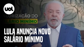 Lula anuncia novo salário mínimo e aumento da faixa de isenção do IR [upl. by Aynam]