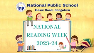 National Reading Week 2023  National Public School  Hosur Road  Electronic City  Bengaluru [upl. by Argyres]