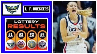 WNBA DRAFT LOTTERY RESULTS [upl. by Adolpho]