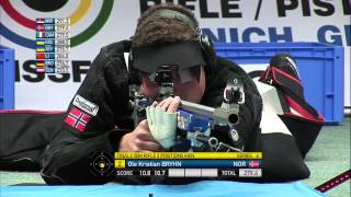 Mens 50m Rifle 3 Positions final round  Munich 2013 ISSF World Cup Final [upl. by Seaver257]