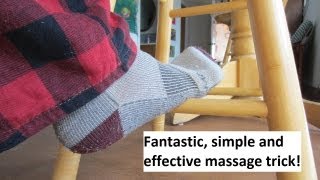 How to do Reflexology  using a Stool [upl. by Wakefield]