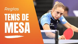 Reglas del tenis de mesa ¿cómo se juega [upl. by Perdita]