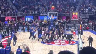 Pistons Lakers fight [upl. by Auqenahc]