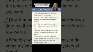 PROOF OF THE DISPENSATION OF GRACE EPHESIANS 3 [upl. by Wagshul895]