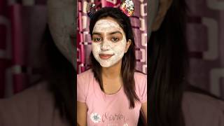 Facial Bleach At Home😚😍😱 shorts bleach skincare trending viral facial [upl. by Eitsyrc]