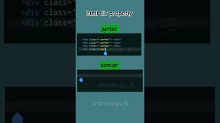 Learn html div shortcut property html shorts div property junior senior shortcut [upl. by Yatnahs]