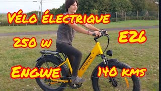 VÉLO ÉLECTRIQUE ENGWE E26 Présentation et test 👍 [upl. by Airdnalahs]