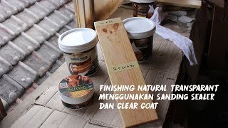 Cara Finishing Natural Kayu Jati Belanda  Pinus [upl. by Herrod]