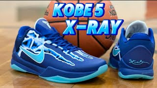 NEW LOOK Kobe 5 XRay unboxing review Best Kobe of 2024 [upl. by Ifill378]