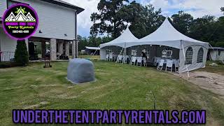 20X40 HIGH PEAK UNDERTHETENTPARTYRENTALSCOM [upl. by Sonstrom]