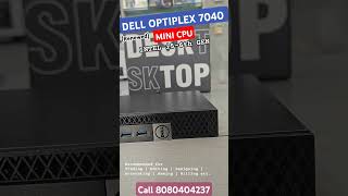 LOW BUDGET TINY CPU DELL OPTIPLEX RENEWED 7040 AVAILABLE IN JIOTECH COMPUTERS pune delloptiplex [upl. by Ennagroeg809]