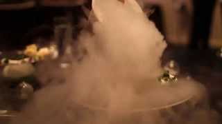 Alineas Blueberry with liquid nitrogen by Chef Grant Achatz [upl. by Weitzman]