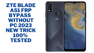 ZTE Blade A51 FRP Bypass Google Account unlock Without PC 2023 [upl. by Yraek655]