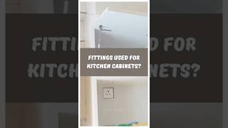 Fittings used for kitchen cabinets ✅ interiordesign kitchen fittings cabinet ai details [upl. by Hsirt725]