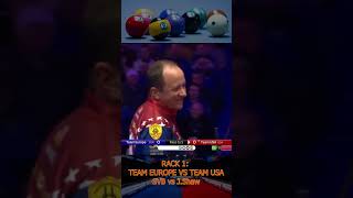 Rack 1  Team USA quotShane Van Boeningquot vs Team Europe quotJayson Shawquot  Mosconi Cup [upl. by Danni]