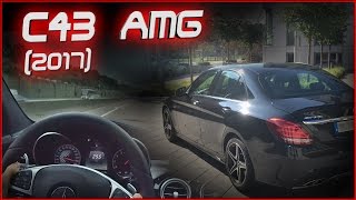 Mercedes Benz C43 AMG 2017 367PS  DRIVING ACCELERATION amp SOUND [upl. by Sera611]